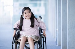 Handicapped girl
