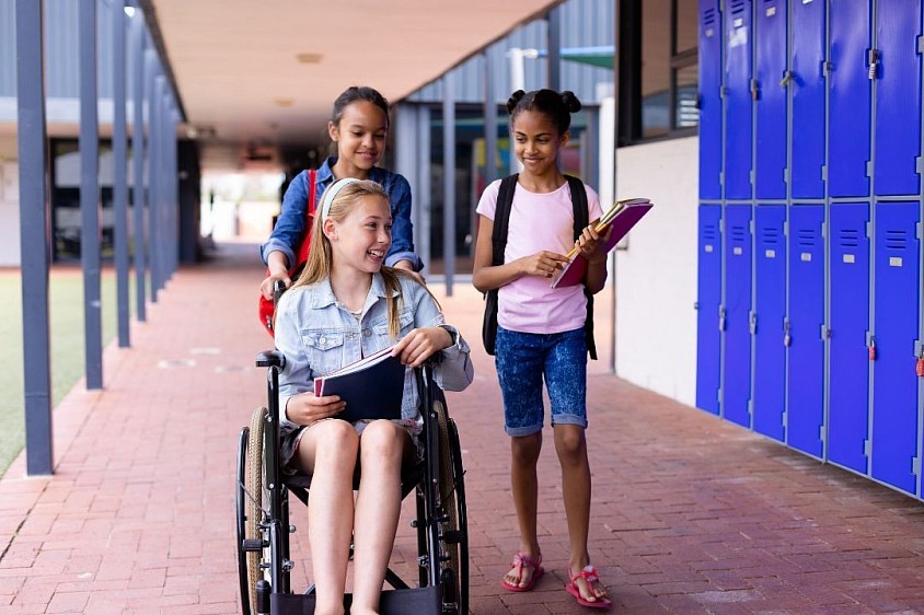 Send the physically challenged to school